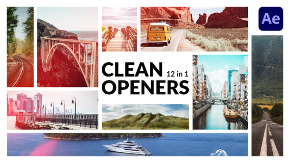 Clean Openers - VideoHive 9199272