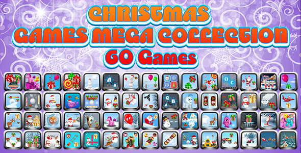 Christmas Games Mega Pack (HTML5) 60 Games