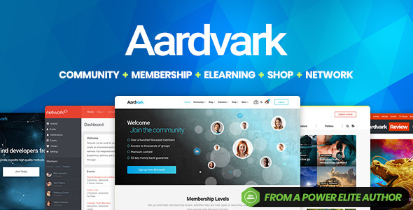 Aardvark - Community - ThemeForest 21281062