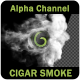Colliding and Flow Cigar Smoke with Alpha Chanel - VideoHive Item for Sale
