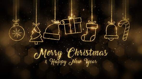 Simple Christmas Card - VideoHive 29741983