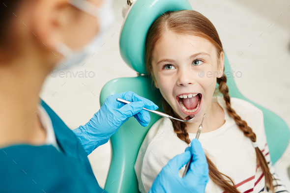 Oral check-up - Stock Photo - Images
