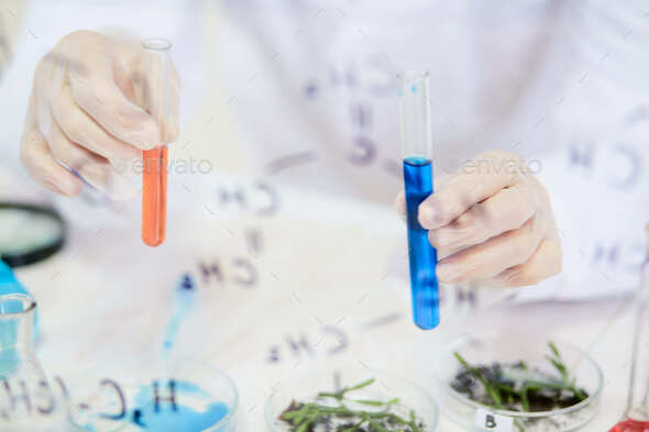 Research of liquids - Stock Photo - Images
