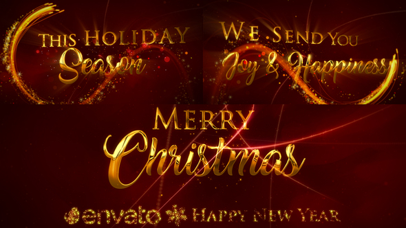 Christmas Titles - VideoHive 29726707
