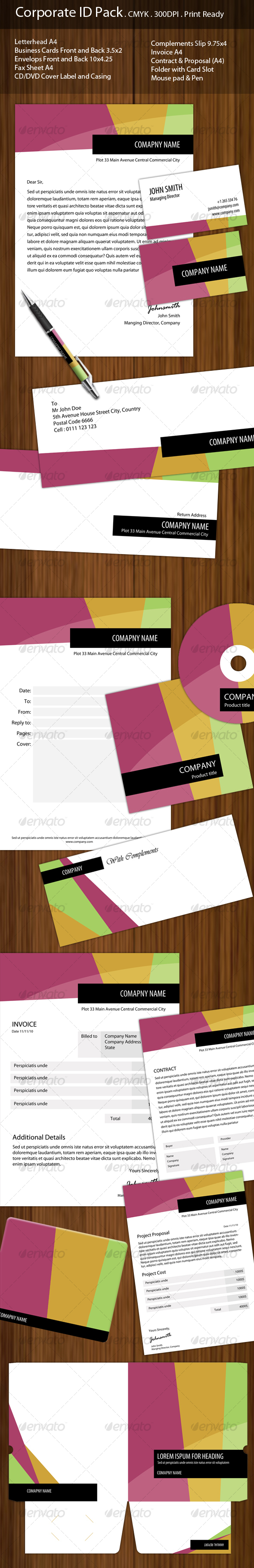 Corporate ID Complete Pack - Stationery Print Templates