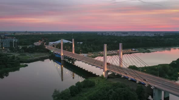 Most Milenijny in Wroclaw, Poland