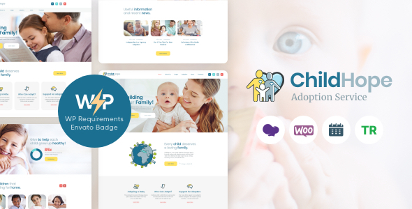 ChildHope | Child Adoption Service & Charity Nonprofit WordPress Theme