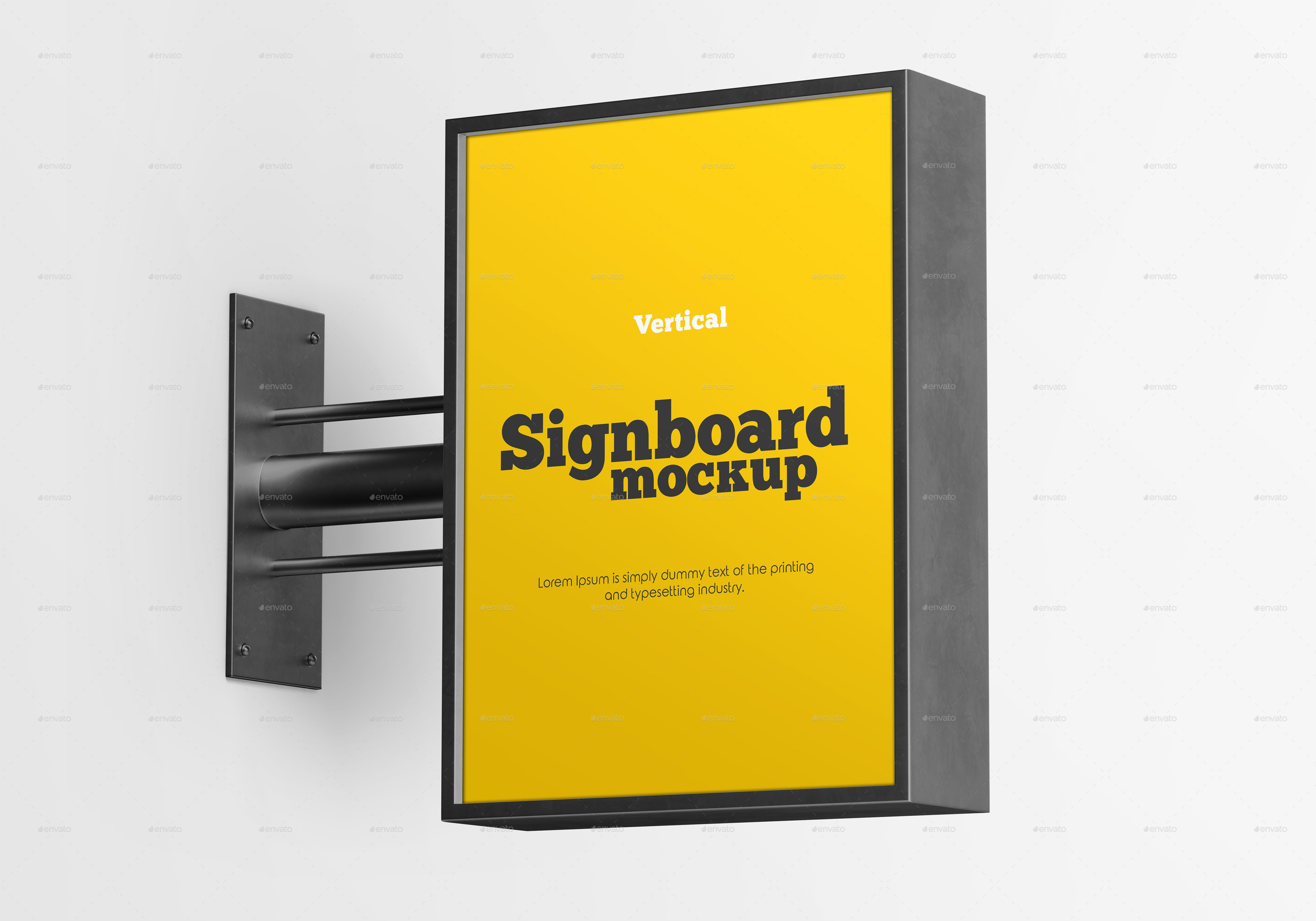 Vertical Signboard Mockup Set, Graphics | GraphicRiver