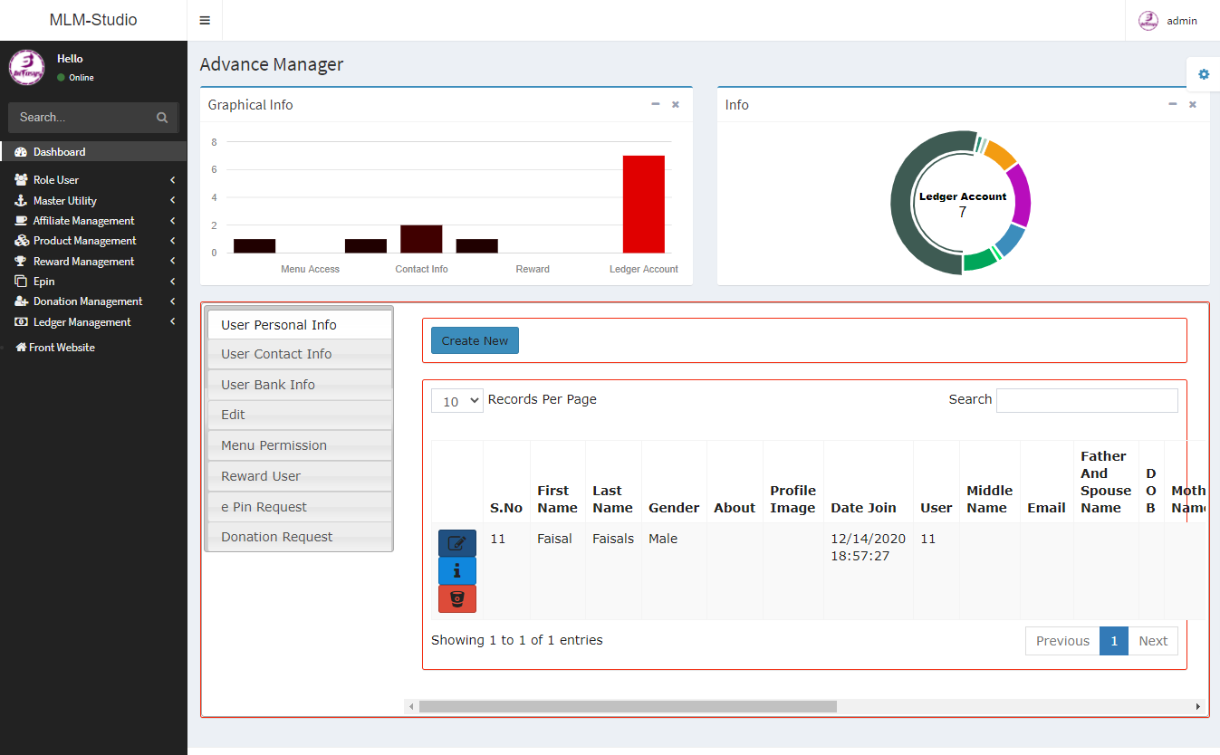 MLM STUDIO - Multilevel Marketing Software asp.net MVC 5 Open Source ...