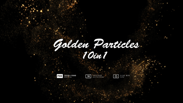 Golden Particles Pack 10in1 Elements