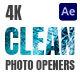 Clean Photo Openers - Logo Reveal