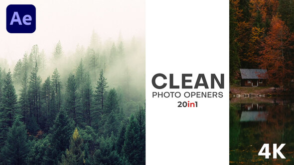 Clean Photo Openers - VideoHive 12070961
