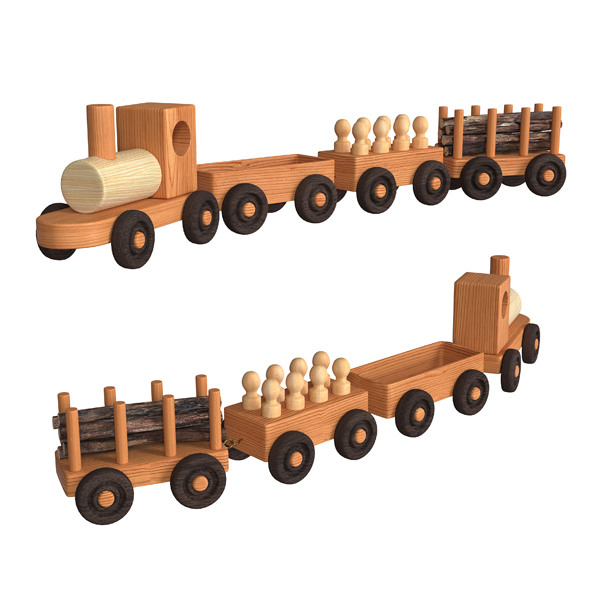 wooden toy construction - 3Docean 29785619