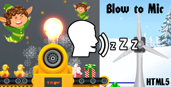 Santa's Factory (HTML5) To Play Blow to Mic