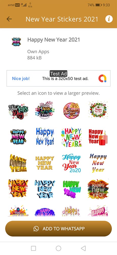 happy new year sticker 2022 whatsapp download