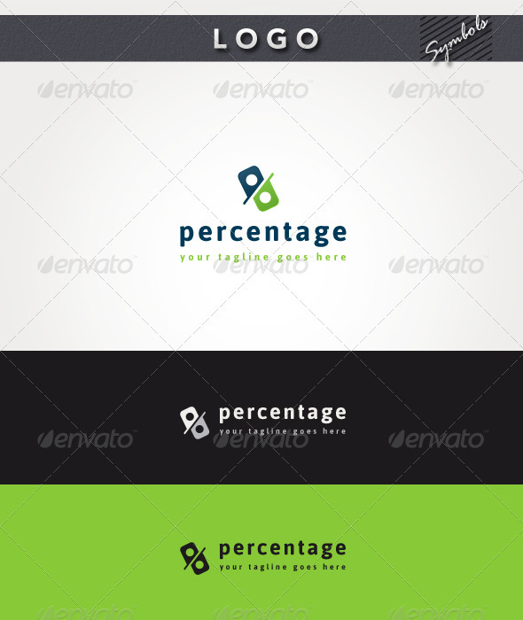 Percentage Logo - Symbols Logo Templates