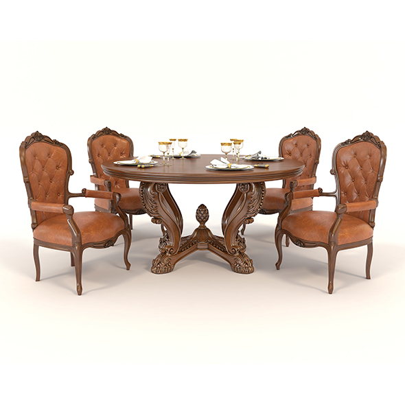 European Style Dinning - 3Docean 29795899