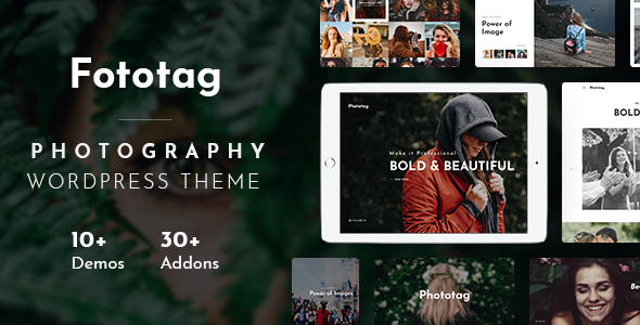 Fototag – Photography WordPress Theme