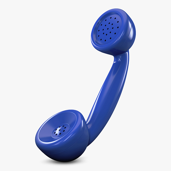 Retro Telephone Handset - 3Docean 29797563