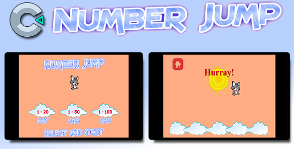 Number Jump - HTML5 Mobile Game