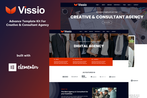 Vissio - Business - ThemeForest 29741466
