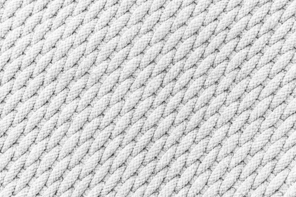 White and gray color of rope texture and surface Stock Photo by siraphol