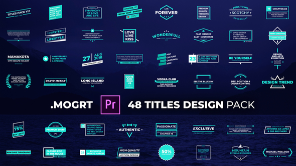 Titles Design Pack