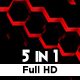 Honeycomb Wall Mapping VJ Loops - VideoHive Item for Sale