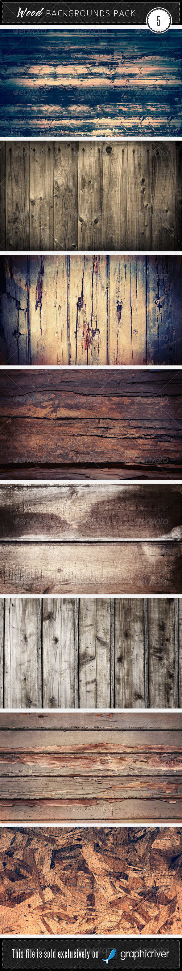 Wood Backgrounds Pack 5