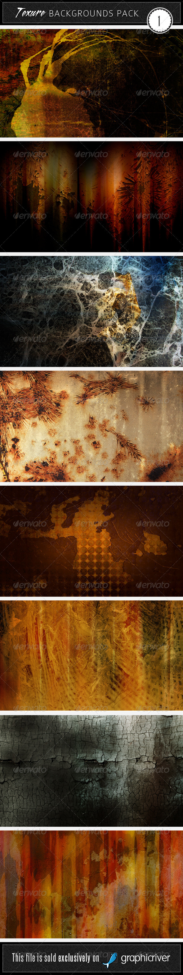 Texture Backgrounds Pack 1 - Miscellaneous Textures