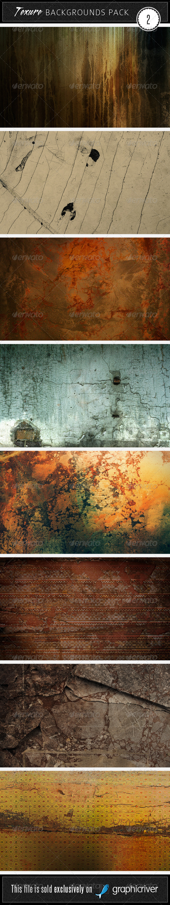 Texture Backgrounds Pack 2 - Miscellaneous Textures