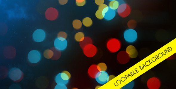 Party Lights Loopable Background