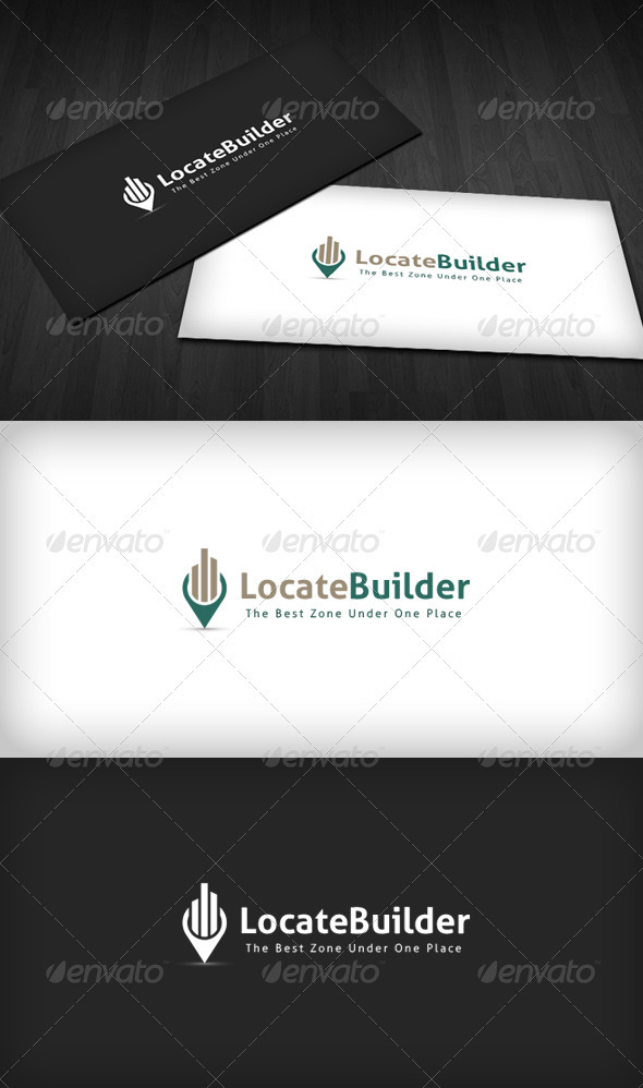 Locate Builder Logo - Symbols Logo Templates