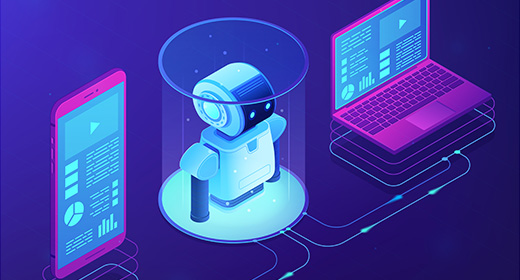 Isometric illustrations and landing pages