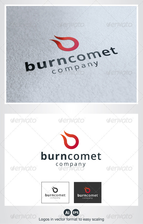 Burn Comet Logo - Symbols Logo Templates