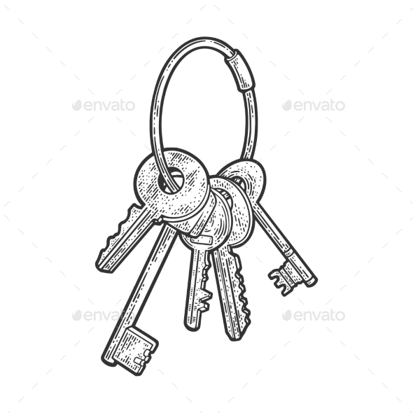 Keys And Locks In Sketch Style High-Res Vector Graphic - Getty Images
