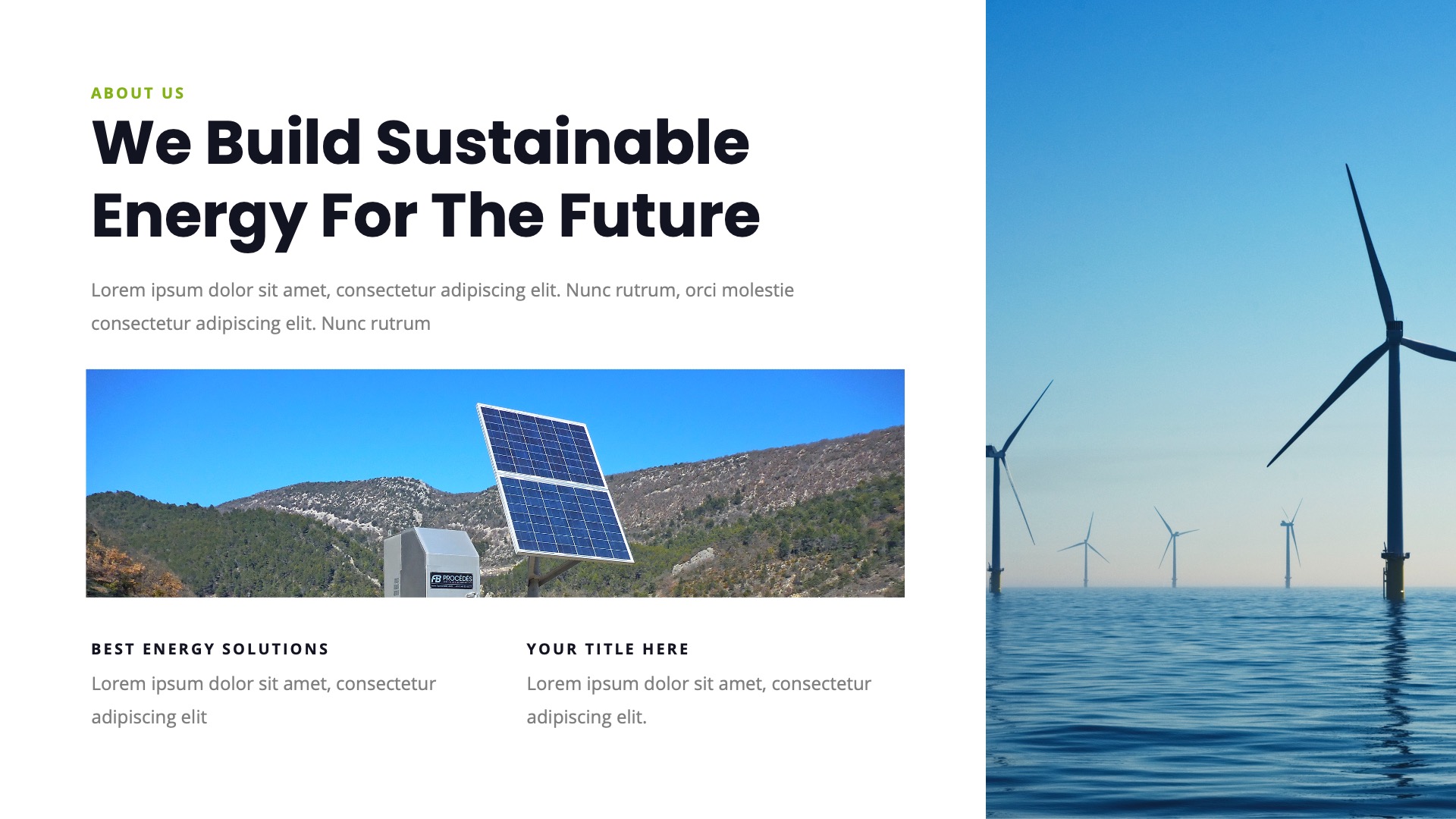 Enerjiz - Renewable Energy & Solar Powerpoint Template, Presentation ...