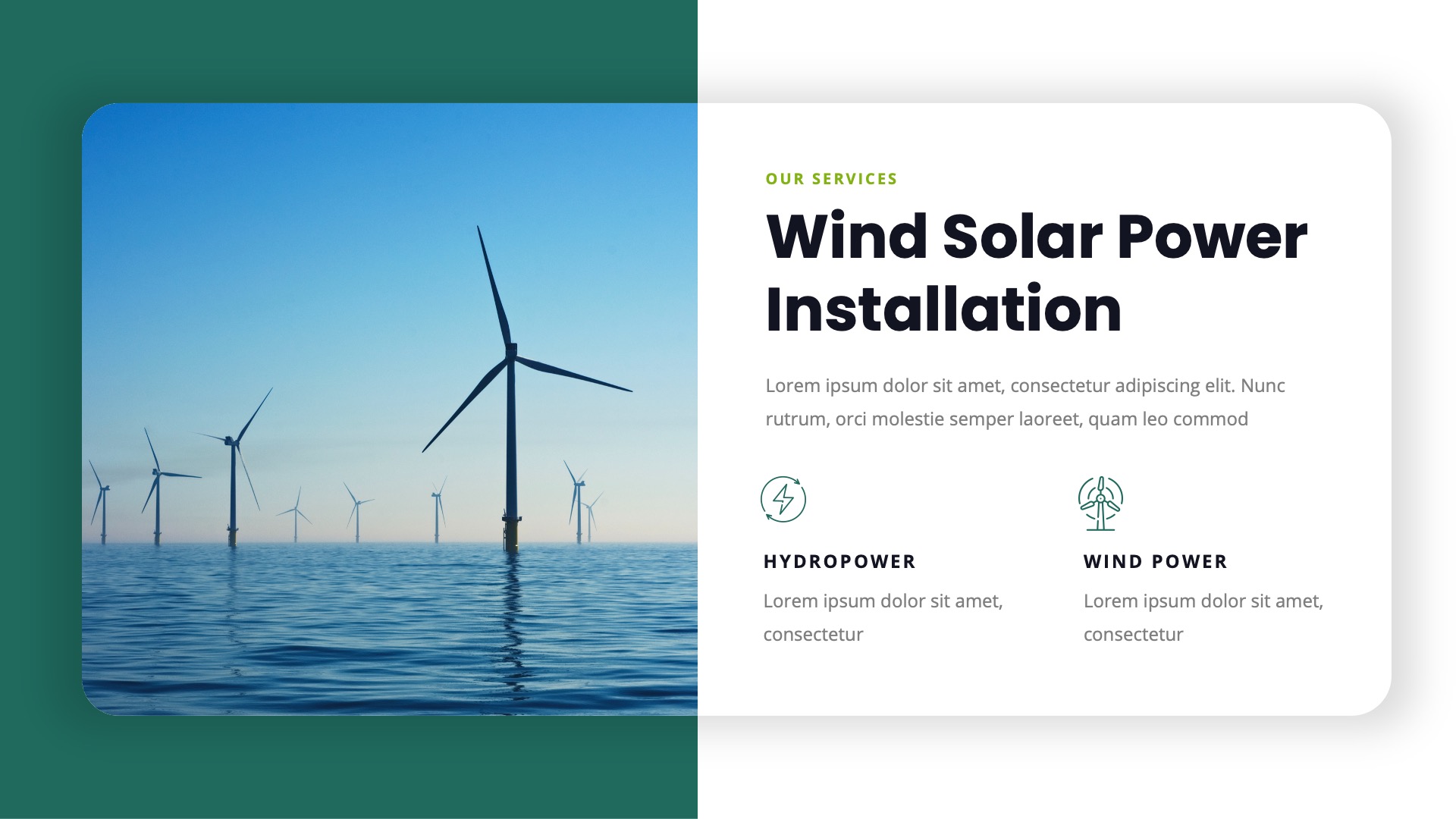 Enerjiz - Renewable Energy & Solar Keynote Template, Presentation Templates