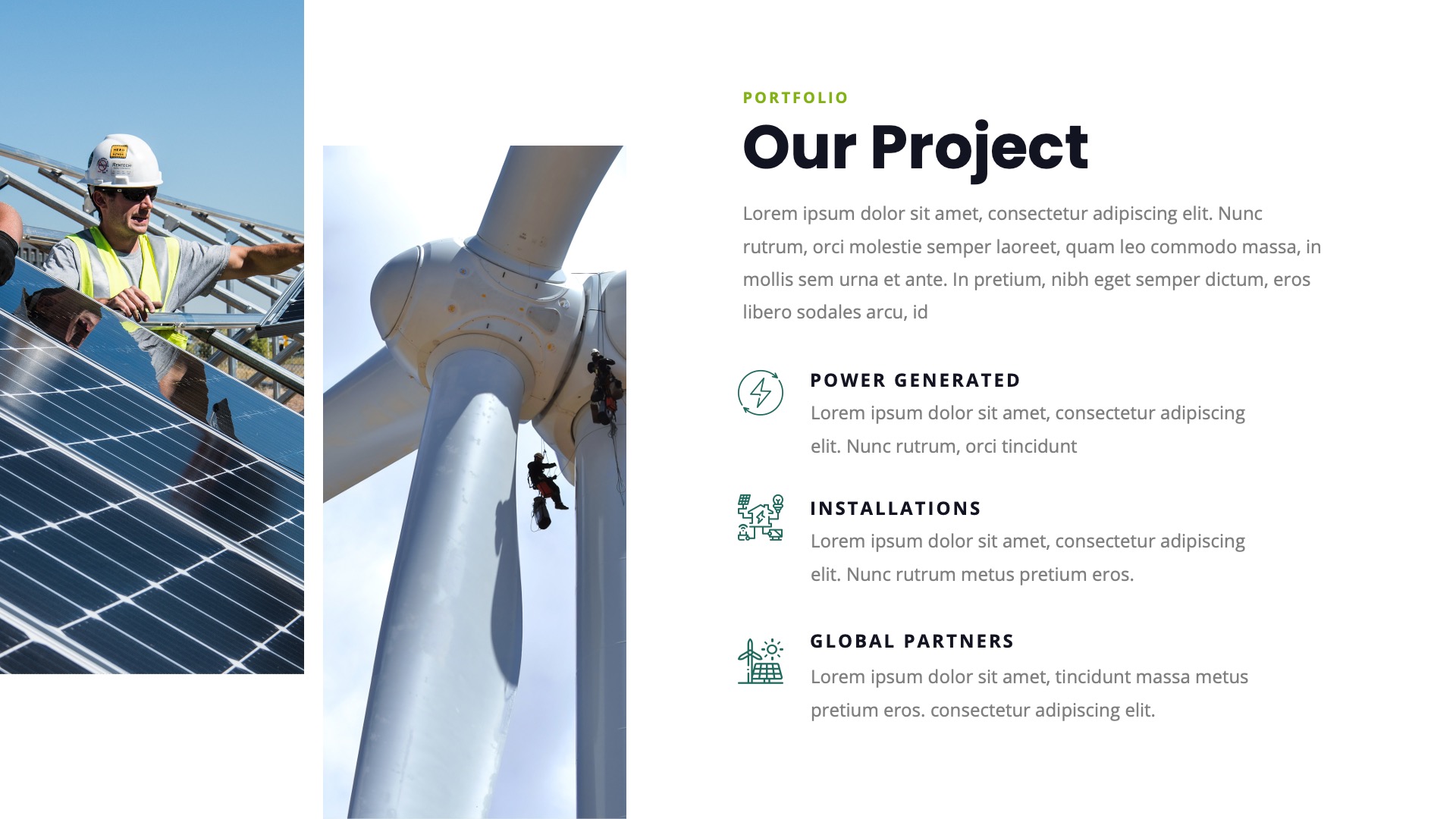 Enerjiz - Renewable Energy & Solar Keynote Template, Presentation Templates