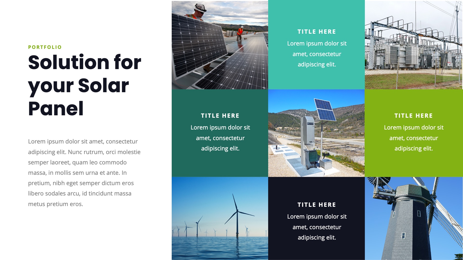 Enerjiz - Renewable Energy & Solar Keynote Template, Presentation Templates