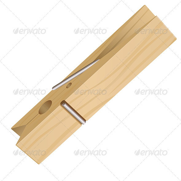 Clothes peg - Man-made Objects Objects