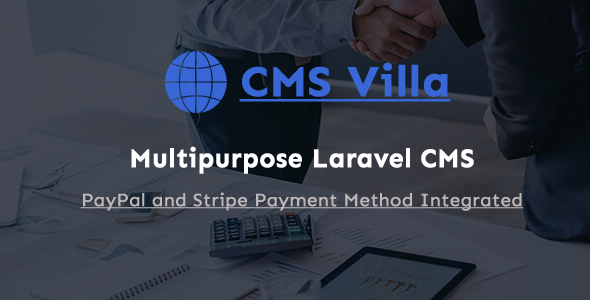 CMS Villa - Multipurpose Laravel Business Website