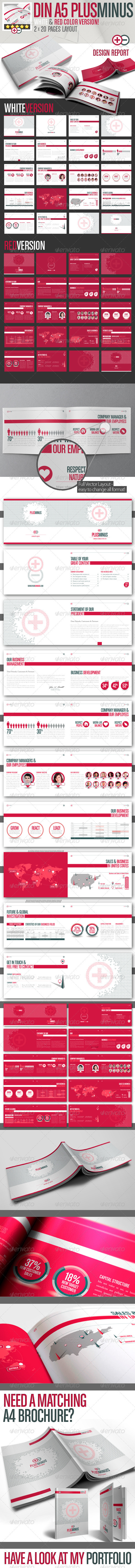 PLUSMINUS Corporate Brochure A5 // 2 Color Version - Corporate Brochures