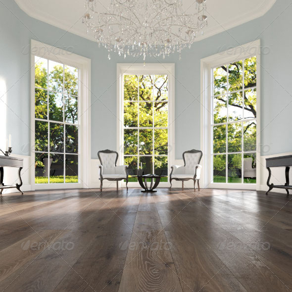 20 Wood Floor Planks - Pewter - 3DOcean Item for Sale