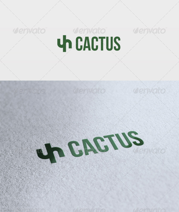 Cactus Logo - Vector Abstract