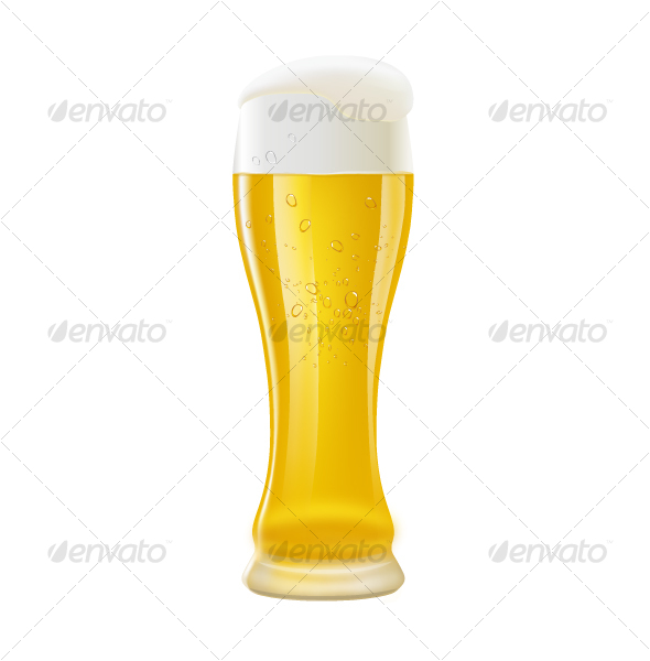 Glass of Beer - Food Objects
