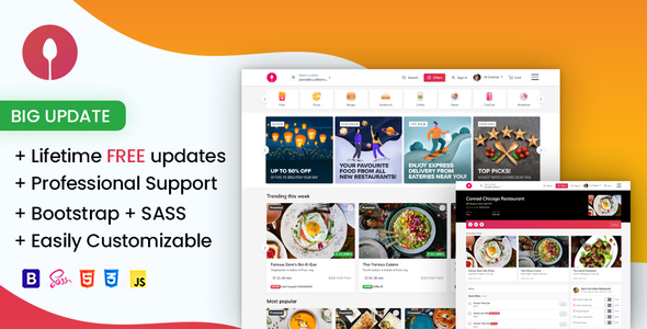 Swiggiweb Online Food Ordering Website Template Bootstrap4