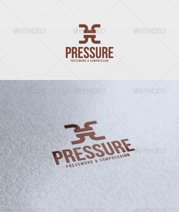Pressure Logo - Vector Abstract