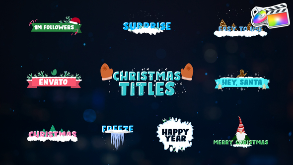Christmas Titles | FCPX