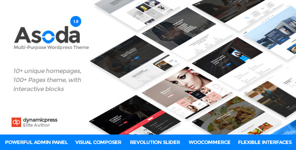 Asoda - A Multipurpose WordPress Theme